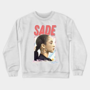 Sade / Retro 1980s Style Fan Design Crewneck Sweatshirt